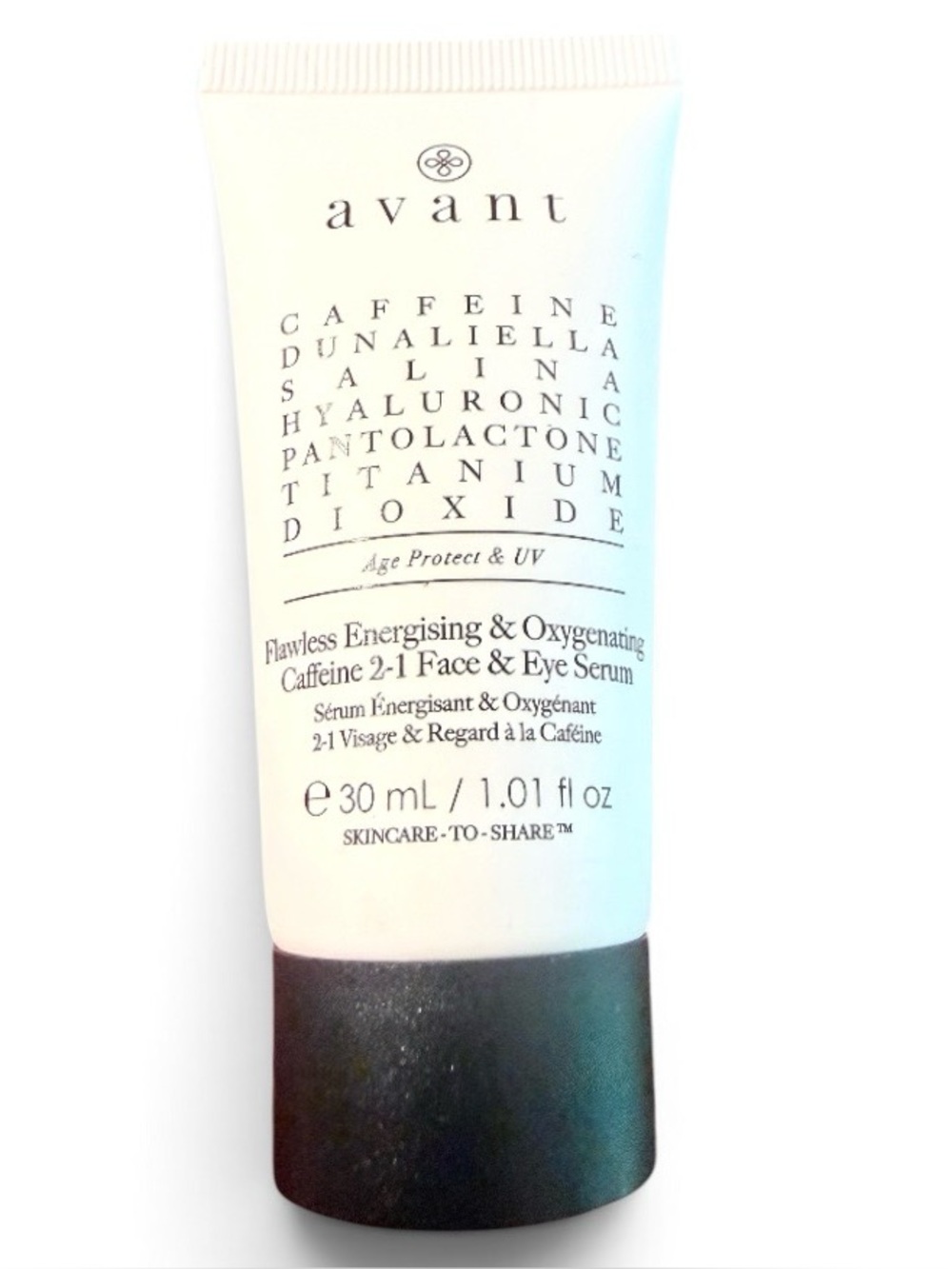 AVANT SKINCARE Flawless Energising & Oxygenating Caffeine Serum, Full Size, NEW
